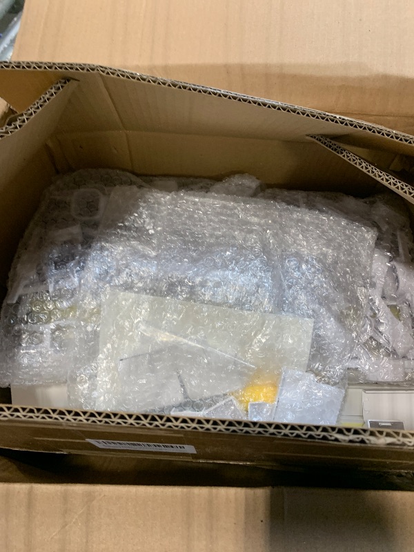 Photo 1 of *Missing peices check clerk comments  *
100FT Light Track System for Govee Permanent Outdoor Lights Pro (H706A), Permanent Halloween/Christmas Light Track, DIY Paintable PVC Track