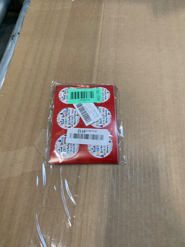 Photo 1 of 120 x Thank You for Everything You Do Christmas Label Sticker Appreciate Holiday Gift Sticker Christmas Appreciation Favor Sticker Teacher Staff Employee School 1.6 inch