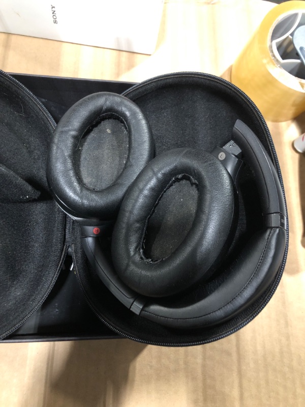 Photo 1 of *** UNTESTED , NO CHARGER ****** Sony WH-1000XM4 Wireless Premium Noise Canceling Overhead Headphones with Mic for Phone-Call and Alexa Voice Control, Black WH1000XM4