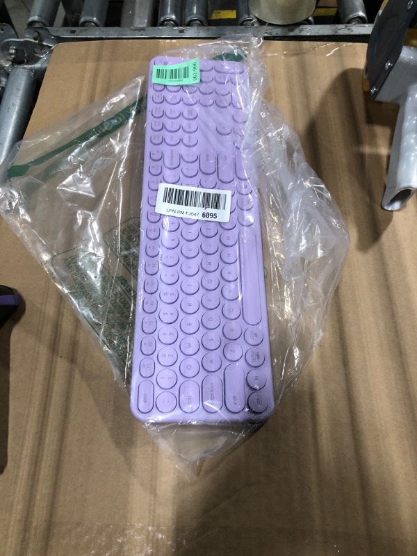 Photo 1 of *** JUST KEYBOARD *** seenda Wireless Keyboard and Mouse, USB & Type C 2-in-1 Receiver, SK73-3 Full Size Purple Wireless Keyboard Mouse Combo, Compatible for Windows, MacBook Pro/Air, Laptop, Desktop, PC - Purple