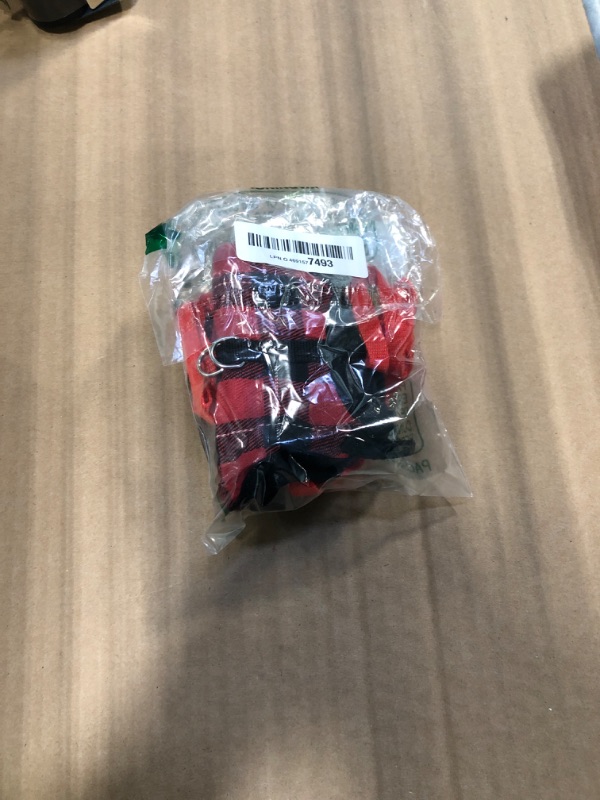 Photo 1 of 2 Pieces Guinea Pig Harness and Leash with Safety Bell Adjustable Hamster Ferret Harness and Leash Set No Pulling Walking Vest for Ferret Chinchilla and Similar Small Animals(M, 8-9 Inch Chest)