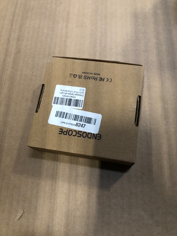 Photo 1 of [Dual-Lens] Endoscope Camera with Light, 1920P HD Borescope with 8+1 Adjustable LED Lights, IP67 Waterproof 16.5FT Semi-Rigid Snake Cord Inspection Camera for iPhone, iPad and Android Phone (Type C)