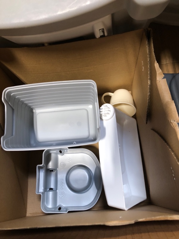 Photo 1 of ****** MISSING ACSESSORIES ***** Step2 Fun with Friends Kids Kitchen Playset, Indoor/Outdoor Kitchenette with Lights & Sounds, Durable Plastic, 25-Piece Toy Accessories, Toddlers 2+ Years, Gray