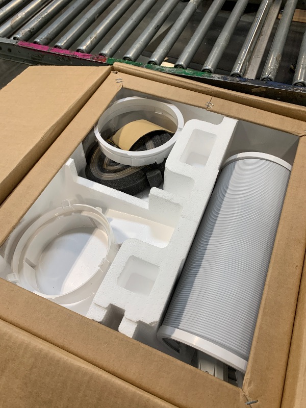 Photo 1 of *********TURNS ON PERFECTLY******* Amazon Basics 4-In-1 Portable Air Conditioner, 13500 BTU (ASHRAE), Cools Up to 550 Sqf, Portable AC with Cool/Heat/Dry (Dehumidifier)/Fan-Only Functions, Auto Mode, Sleep Mode, Timer, White