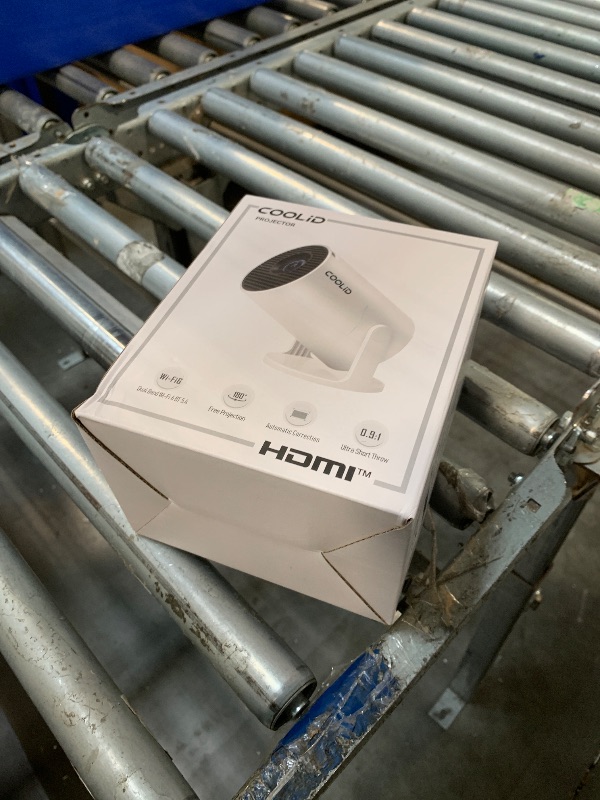 Photo 1 of [Built-in Apps & 2025 Upgraded] Mini Projector Support 4K 1080P Auto Keystone 180° Rotatable with WiFi 6 and Bluetooth 5.4, Projector Portable Compatibile with HDMI/TV Stick/Memory Stick/Laptop-White