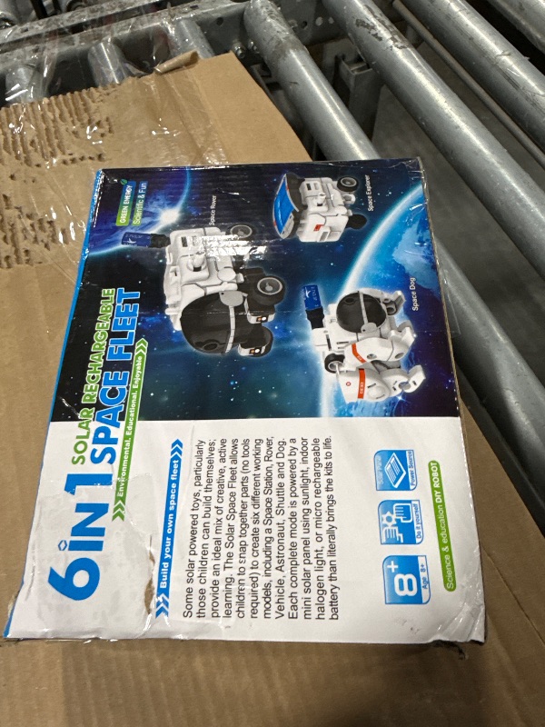 Photo 1 of **MISSING PARTS**
STEM Projects for Kids Ages 8-12, Science Kits for Boys 8-14, 6-in-1 Solar Robot Space Toys Building Science Kits Gifts for 7 8 9 10 11 12 13 Year Old Boys Girls Teen