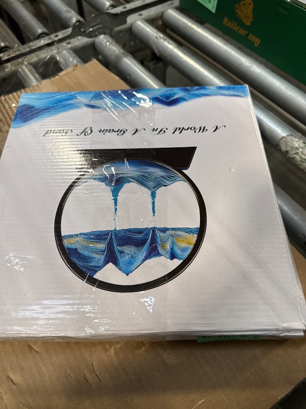 Photo 1 of *UNTESTED*
Arthink Moving Sand Art Picture,Liquid Motion 3D Sea Sandscape in Motion Display, Flowing Sand Frame Desktop Art Bookshelves Home Office Decoration (12 inch, Orange)