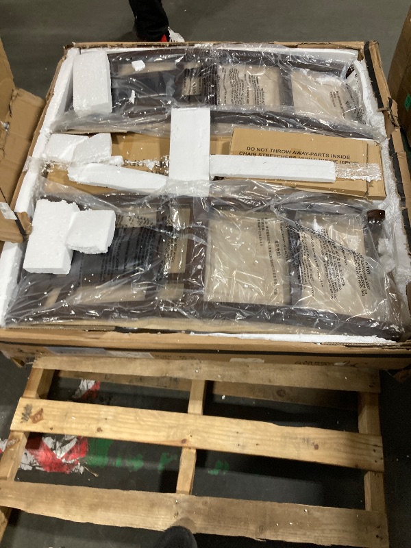 Photo 1 of ***MAY NEED A TRUCK***Signature Design by Ashley Bennox 5 Piece Counter Height Dining Set, Includes Table & 4 Barstools, Brown