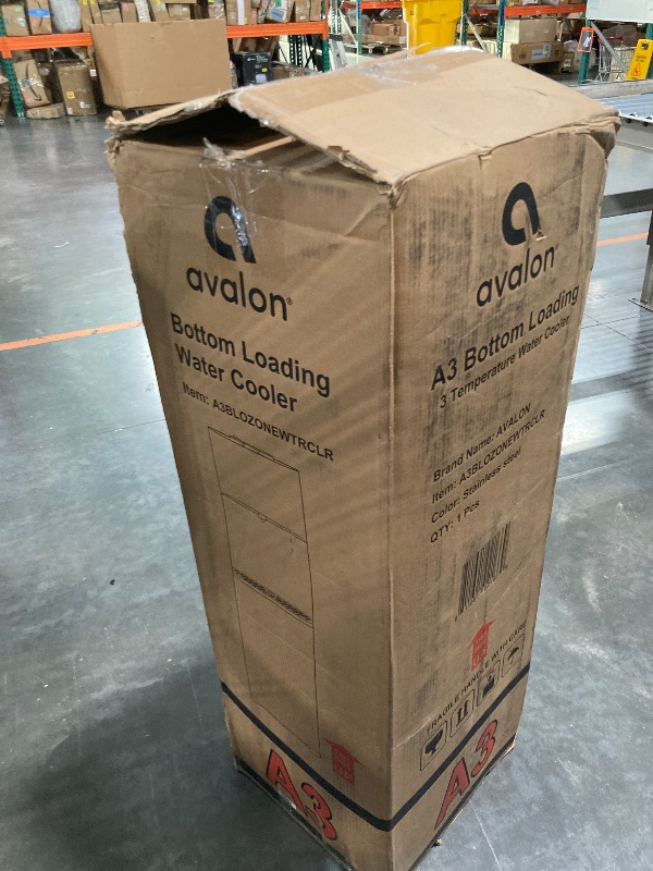 Photo 1 of ***DAMAGES AND SCRATCHES ON THE EQUIPMENT***Avalon Limited Edition Self Cleaning Water Cooler Water Dispenser - 3 Temperature Settings - Hot, Cold & Room Water, Durable Stainless Steel Construction, Bottom Loading - UL Listed