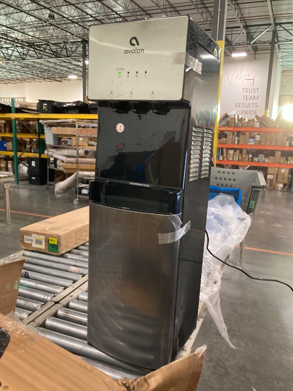 Photo 1 of ***DAMAGES AND SCRATCHES ON THE EQUIPMENT***Avalon Limited Edition Self Cleaning Water Cooler Water Dispenser - 3 Temperature Settings - Hot, Cold & Room Water, Durable Stainless Steel Construction, Bottom Loading - UL Listed