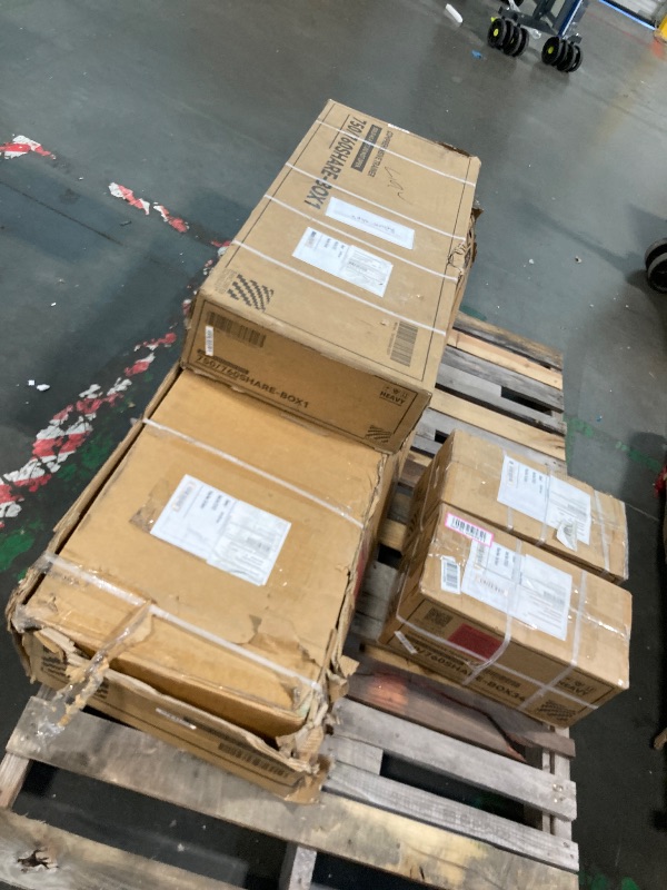 Photo 1 of ***04 BOXES***IT IS UNKNOWN WHETHER THIS IS COMPLETE***Fitvids Multifunctional Home Gym Equipment with 122.5 lbs Weight Stack, Black