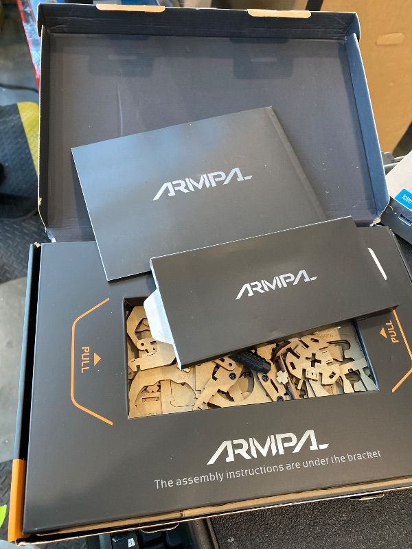 Photo 1 of *MISSING PARTS UNKNOWN*
COWVTUJ ARMPAL Mechanical Claw Model Kit 3D Wooden ClawBot Puzzle for Adults and Teens Self-Assembly Robot Arm Building Kits to Build Laser-Cut Wooden Puzzle Mechanical Toy Realistic Robot Toy Gifts