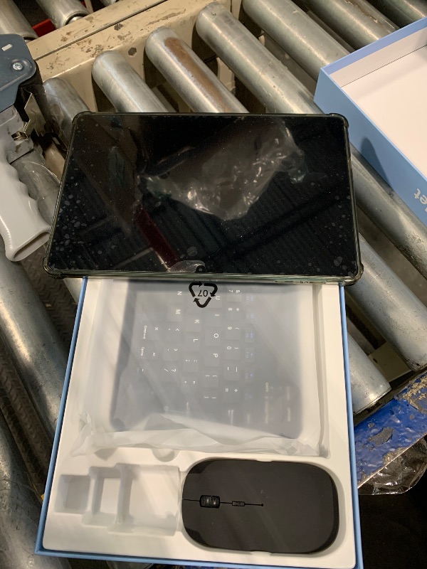 Photo 1 of **MISSING CHARGER**
COLORROOM Android 15 Tablet 11inch, Face Unlock, 18W Fast Charging, 12GB+128GB+1TB Expand, Octa-core CPU, 8000mAh Large Battery, WiFi6, Touchscreen Display, Widevine L1 Tableta, Black