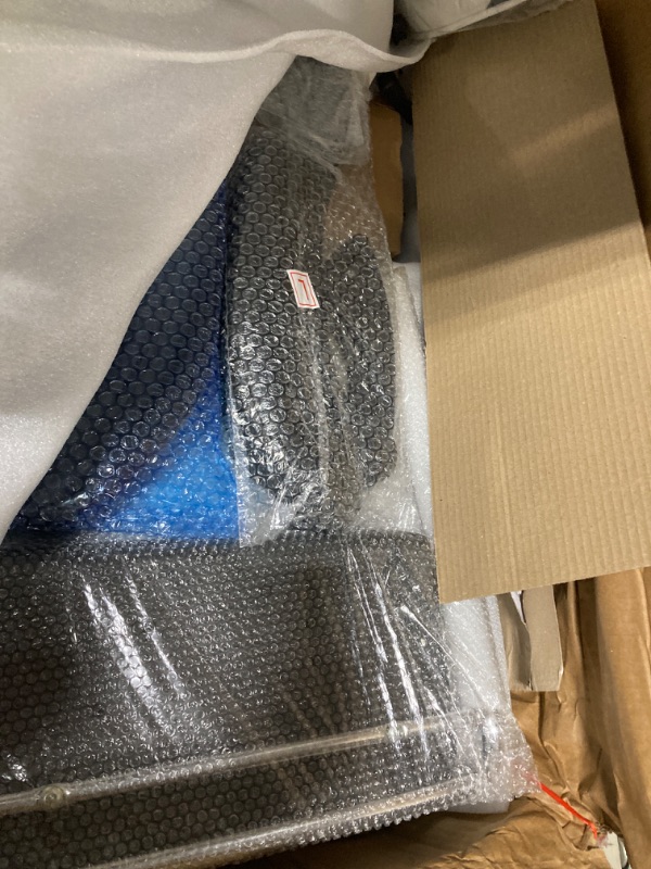 Photo 1 of ***MISSING HARDWARE***GTPLAYER Gaming Chair, Computer Chair with Footrest and Lumbar Support, Height Adjustable Game Chair with 360°-Swivel Seat and Headrest and for Office or Gaming (Faux Leather, Black)