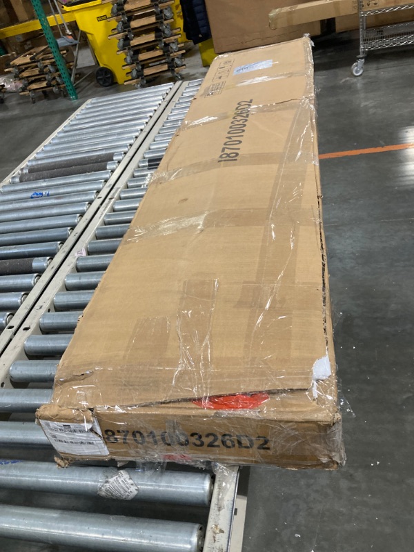 Photo 1 of ***SIMILAR ITEM***Rolanstar Bed Frame with USB Charging Station, LED Bed Frame with Wood  Headboard, Black Metal Platform Bed , No Box Spring Needed, Noise Free