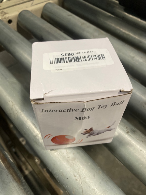 Photo 1 of ***MINOR DAMAGE****PetDroid Interactive Dog Toys Dog Ball, [Newly Upgraded] Durable Motion Activated Automatic Rolling Ball Toys for/Small/Medium/Large Dogs,USB Rechargeable(Orange)***MINOR DAMAGE****