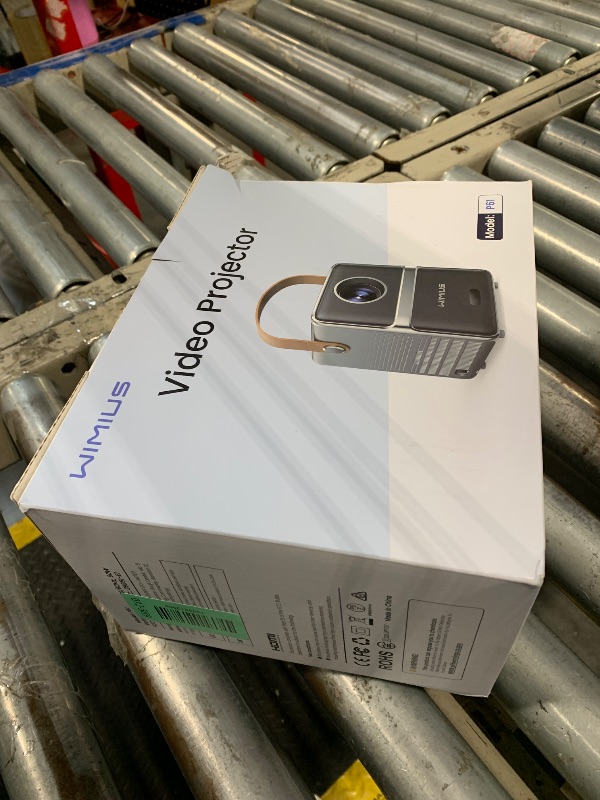 Photo 1 of [Electric Focus] Mini Projector with 5GWiFi and Bluetooth, WIMIUS 1080P Outdoor Projector, Portable Movie Projector, 300" Screen, Compatible with iOS/Android/TV Stick/HDMI/PS5 M