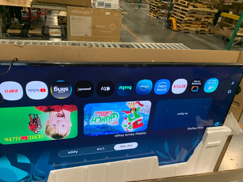 Photo 1 of ***without power cord***Samsung 85-Inch Class QLED Q7F Series Samsung Vision AI Smart TV (2025 Model, 85Q7F) Quantum HDR, Object Tracking Sound Lite, Q4 AI Gen1 Processor, 4K upscaling, Gaming Hub, Alexa Built-in