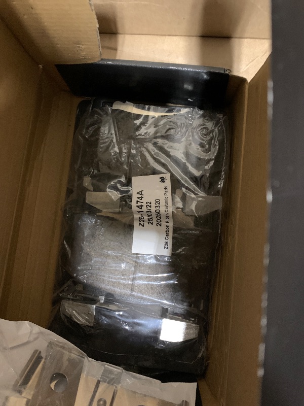 Photo 1 of Power Stop K6523-26 Front and Rear Z26 Carbon Fiber Brake Pads with Drilled & Slotted Brake Rotors Kit For Chevrolet Corvette 2014-2019 [Model Specific]
**Front only**