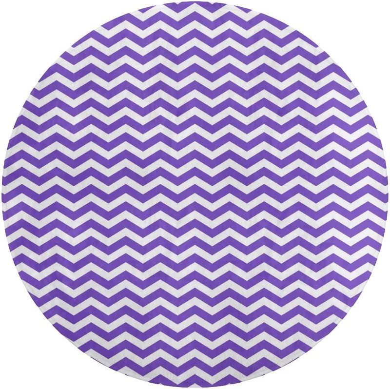 Photo 1 of 
IRUOYA Purple and White Wavy Stripes 60 * 60cm Round Bathroom Rug Bath Mat for Kitchen Non Slip Water Absorbent Floor Mat for Entryway Bedroom Vanity
Color:Purple and White Wavy Stripes
Size:1'11" (Round)