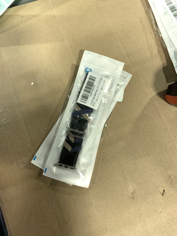 Photo 1 of  2pcsVUTOT Nylon Band Compatible with Apple Watch Band 38mm 40mm 41mm for Men Women, Adjustable Weave Polyamide Yarn Sport Wristbands for iWatch Series 9 8 7 6 5 4 3 2 1 Ultra SE (38mm/40mm/41mm, Black)