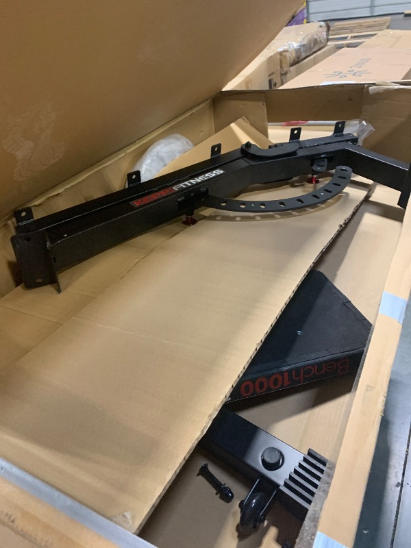 Photo 1 of **HE'S MISSING A FEW SCREWS**
 1200LB Weight Bench, Heavy Duty Bench1000 PRO Adjustable Workout Bench Press Set for Home Gym Strength Training, Removable Foot Catch for Incline Flat Decline Sit Up Bench for Full Body Fitness