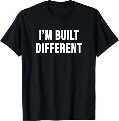 Photo 1 of **similar***
** size m**
BUILT DIFFERENT T-Shirt