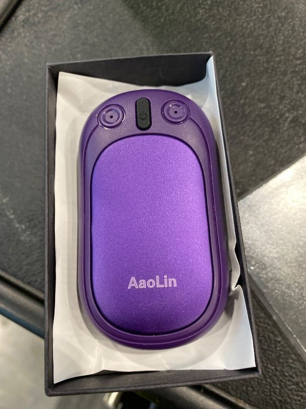 Photo 1 of *UNTESTED*
AI Hand Warmers Rechargeable, AaoLin 2 Pack Electric Hand Warmers Reusable, 12Hrs Long Heating, Portable Pocket Handwarmer Great Gift for Outdoors, Camping, Golf, Hunting Gear