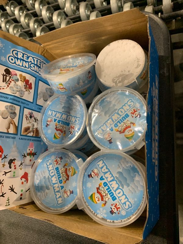 Photo 1 of ***SELLING FOR PARTS, FINAL SALE***Shemira DIY Snowman Kit, Christmas Crafts for Kids, Modeling Air Dry Clay Craft Kits for Kids, DIY Christmas Ornaments Kits,Party Favors Stocking Stuffers (12)***SELLING FOR PARTS, FINAL SALE***