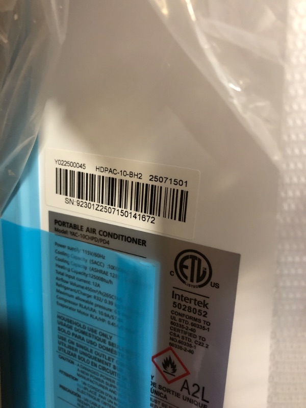 Photo 1 of ** NEW *** Humhold 14000 BTU Portable Air Conditioners with Heater, Remote Control, 4-in-1 Free Stand Smart Cooling AC Unit with Heating, Dehumidifier, Fan Mode for 550-700 sq.ft Room, Auto Swing,Timer, Black