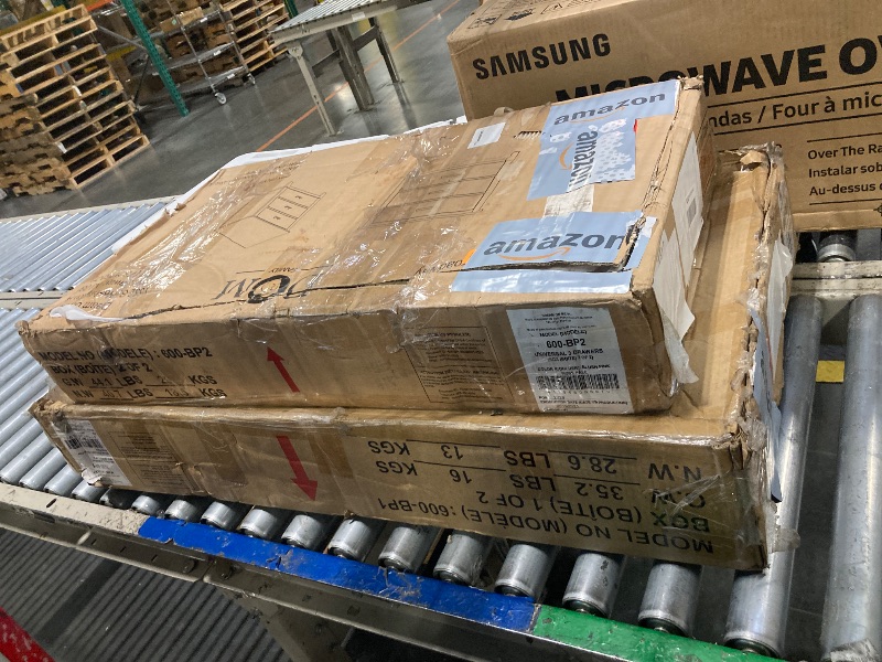 Photo 1 of ** SIMILAR COLOR BLUESH PINK **** FOTOSOK Nightstand Set of 2 White Nightstand with 3 Drawers, White Bedside Table Night Stand for Bedroom with Cut-Out Handle, Sofa Side Table for Bedroom, 17.7W*15D*21.7H