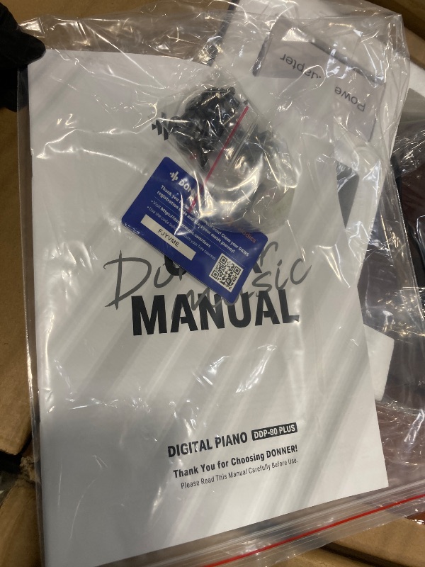 Photo 1 of ** NEW *** Donner DDP-80 PLUS Digital Piano 88 Key Weighted Keyboard, Home Electric Piano, Supports USB-MIDI & Headphones Connection, Semi-open Cover Designed, with Metal Three Pedal, Power Adapter