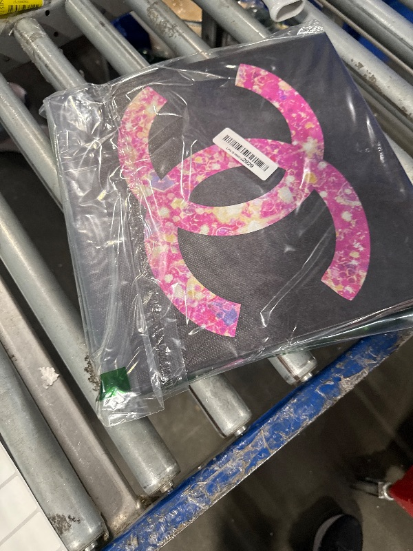 Photo 1 of 'Chanel Glam Night Pink Sparkle' Gallery Wraped Stretched Canvas by Kelissa Semple This Framed Print is Great for Any Room in Your Home or Office. Our Art is Proudly Made in The USA.