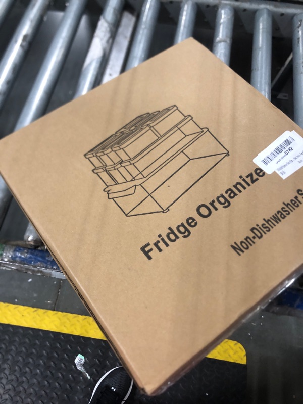 Photo 1 of 10 Pack Refrigerator Pantry Organizer Bins, Stackable Fridge Organizer Bins with Lids, Clear Plastic Food Storage Bins for Kitchen, Countertops, Cabinets, Fridge, Drinks, Fruits, Vegetable, Cereals