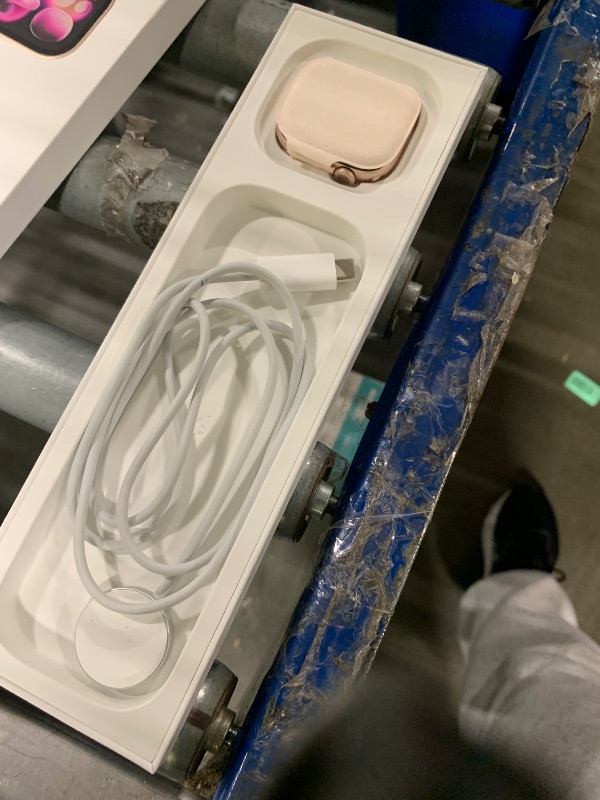 Photo 1 of **TURNS ON, NOT TESTED** Apple Watch Series 11 [GPS 42mm] Smartwatch with Rose Gold Aluminum Case with Light Blush Sport Band - S/M. Sleep Score, Fitness Tracker, Health Monitoring, Always-On Display, Water Resistant