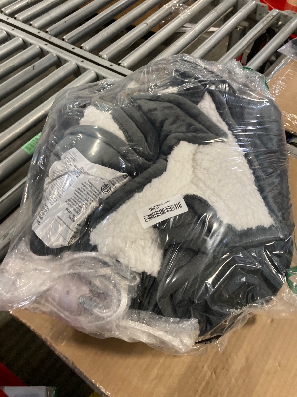 Photo 1 of ***MISSING POWER CORD *** Electric Blanket Queen Heated Blanket - Heating Blanket Queen Size Soft Plush Sherpa with Dual Controllers, 5 Heating Level & 10 Hour Auto Off, ETL Certified, Warm Gifts for Grandma(Charcoal Grey)
