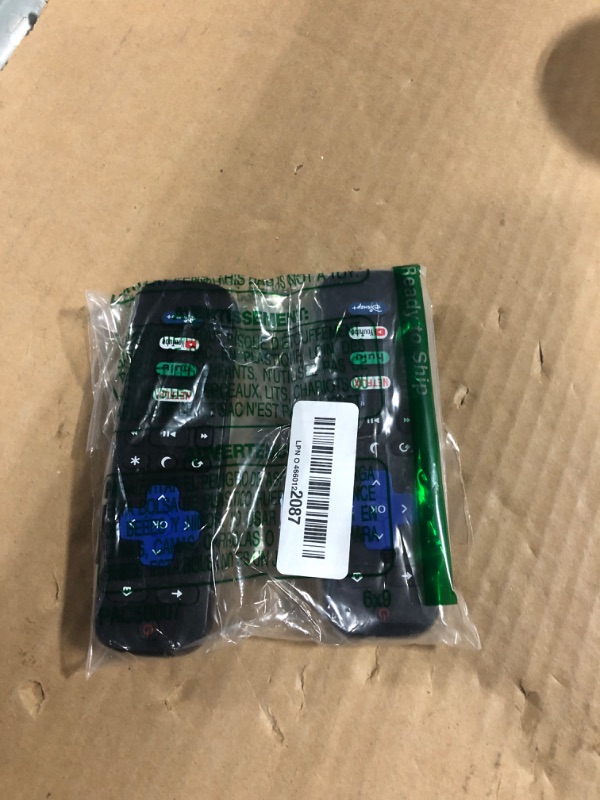 Photo 1 of (Pack of 2) Replacement Remote Control Only for Roku TV, Compatible for TCL Roku/Hisense Roku/Onn Roku/Sharp Roku/Element Roku/Westinghouse Roku/Philips Roku Smart TVs (Not for Roku Stick and Box)