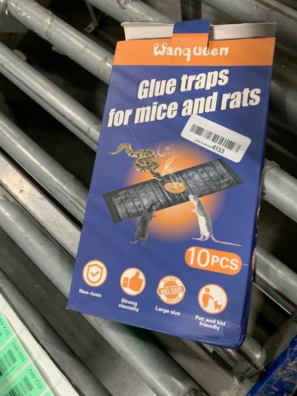 Photo 1 of 10 Pack Sticky Mouse Trap, Super Large 47.2 * 11'' Glue Traps for Mice, Peanut Taste Pheromone Rats Traps Indoor for Home, Rodent Snakes Spiders Roaches
