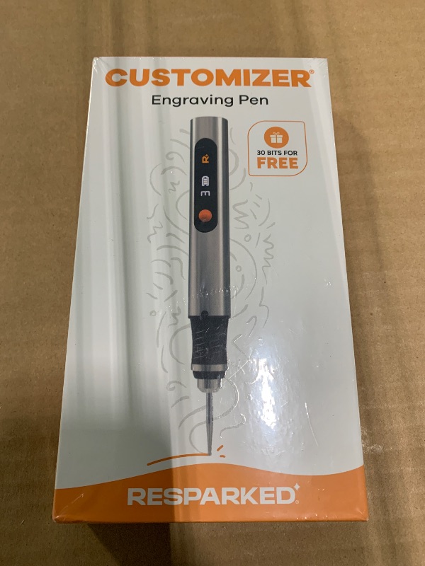 Photo 1 of *** NEW FACTORY SEALED *** Resparked Customizer Engraving Pen (Formerly Culiau): Ultimate Cordless Portable Tool for Artists & DIYers - Engrave 50+ Surfaces - Beginner Friendly - Rechargeable - Free 30 Bits & Mastery Guide