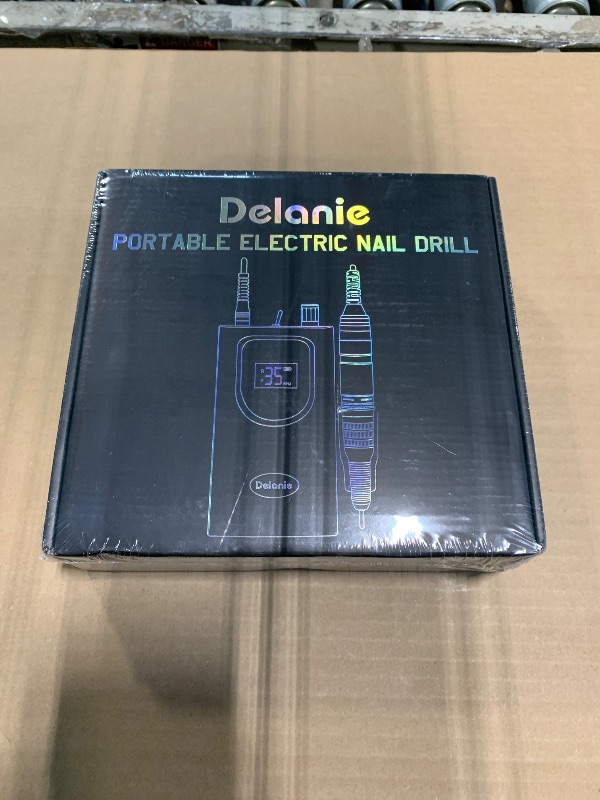 Photo 1 of *** NEW FACTORY SEALED *** Delanie Professional Nail Drill High Torque 35000 RPM Rechargeable Portable Electric Nail File Filer for Acrylic Gel with Cuticle Bits, Salon Manicure Tool, Rose Gold