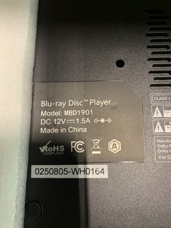 Photo 1 of *** NO REMOTE CONTROL *** Blu Ray Player, 1080p Full HD with Surround Sound A 1 Blu-Ray All Region DVD Player, HDMI/USB/AV Connection Blue Ray Disc Player for TV/RV/Home Theater/Car (Retro Design)