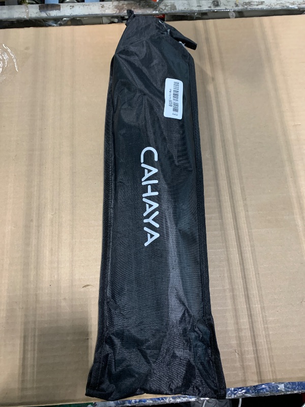 Photo 1 of *USED*
CAHAYA Portable Sheet Music Stand: Dual Use Desktop Book Holder Folding Lightweight Extra Stable Reinforced with Carrying Bag and Clip for Students Musicians Height Adjustable up to 54.3" CMS0204