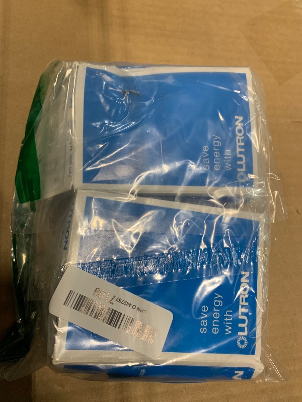 Photo 1 of *** VERY USED *** Lutron Caseta Original Smart Switch (Lutron Smart Hub Required), for LED Lights and Fans, 6 Amp, Single-Pole/3-Way, Neutral Required, PD-6ANS-WH-2, White, 2 Pack