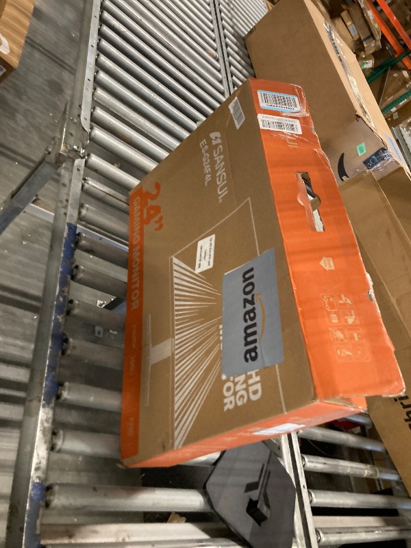 Photo 1 of ** MISSING POWER CORD ** SANSUI 24 Inch Gaming Monitor 200Hz 180Hz 1Ms FreeSync HDR 110% sRGB FHD 1080P Computer Monitor HDMI DP Ports Eye Care Frameless VESA Mount Cable Management (ES-G24F4L HDMI Cable Included)