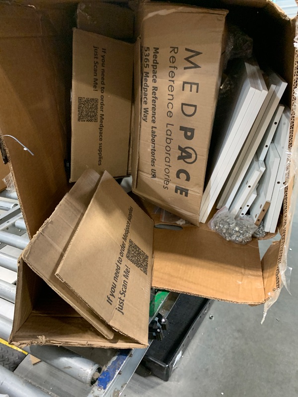 Photo 1 of ** NO MIRROR ** Ieejdn Makeup Vanity Desk with Mirror and Lights, Vanity Desk with 8 Drawers & Storage Shelves, Vanity Table with Power Outlet, 3 Color Modes & Adjustable Brightness Dressing Table, Bedroom,White