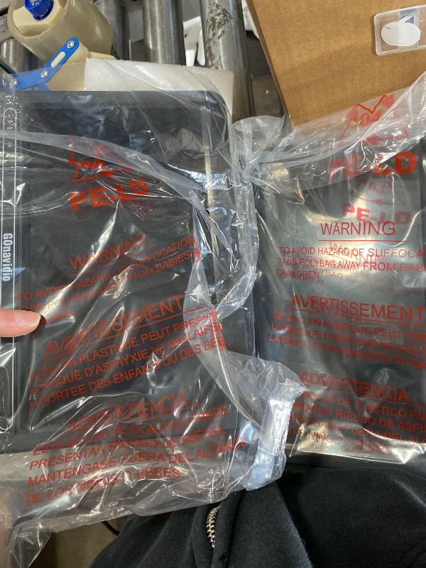 Photo 1 of **Only one and missing power connections**GOnavidio 10.1" Portable DVD Players for Car with HDMI Input, 5 Hours Battery, 2 Headphones, Dual Car DVD Players Support Sync Screen, USB/TF Card, Play Same/Different Movies, Dual Speakers(2 Players)