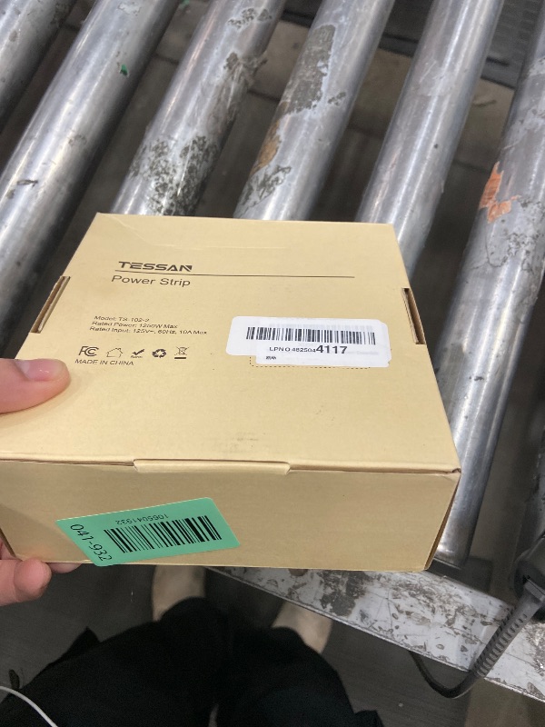 Photo 1 of 10 FT Surge Protector Power Strip, TESSAN Extension Cord Flat Plug with 4 Widely Outlets Extender, Indoor Desk Charging Station with Surge Protection for Home, Office Supplies, Dorm Room Essentials