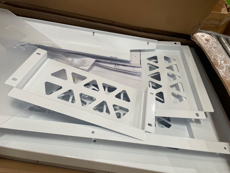 Photo 1 of ***Parts Only***MELIPRON Cargo Van Partition Bulkhead Fit for Ford Transit 150 250 350 Medium Roof with Door Handle, Acrylic Custom Window Board