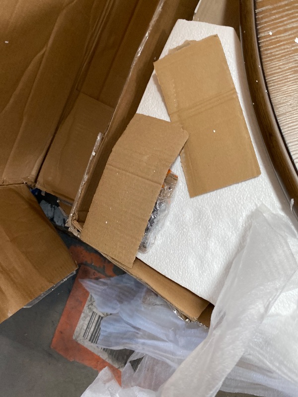 Photo 1 of ****Missing Leaf****
Signature Design by Ashley Realyn Oval Dining Room Extension Table, Seats 6, Antiqued 2-tone Finish, Wood, Distressed White