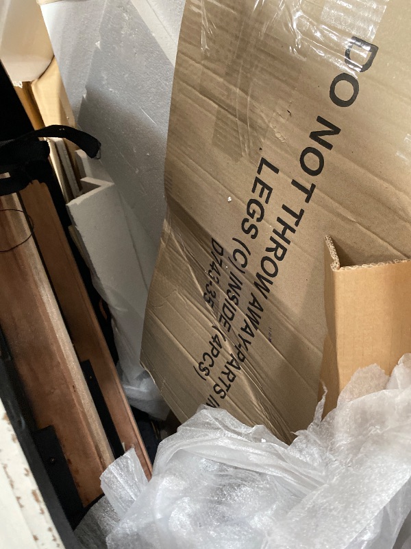 Photo 1 of ****Missing Leaf****
Signature Design by Ashley Realyn Oval Dining Room Extension Table, Seats 6, Antiqued 2-tone Finish, Wood, Distressed White